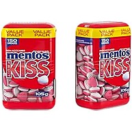 Mentos Kiss Morango: Refrescância Sem Açúcar (105g) - imagem 3