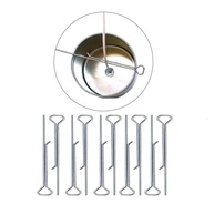 Kit 10 Suportes Estabilizadores para Pavios de Vela - Metal 11cm | Centralize e Aprimore suas Velas DIY - imagem 3
