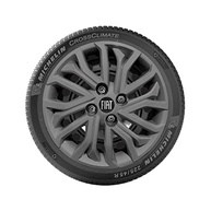 Kit 4 Calotas Aro 15 Grafite Fiat Mobi, Argo e Cronos - Design Esportivo e Logo 296cp - imagem 3