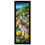 Kit 2 Quadros 18x45 Village Preto - Decore com Estilo e Qualidade - imagem 4