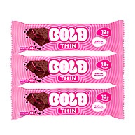 Kit 3 Barras Bold Thin Trufa de Morango – 12g de Proteína - imagem 1
