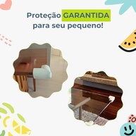 Protetor de Quina para Mesas em Espuma - Kit com 8 Unidades Cor Nude | Segurança Infantil Macia e Resistente - imagem 5