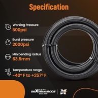 Kit Linha de Combustível 12AN maXpeedingrods: Mangueira Trançada Nylon e Conexões de Alta Performance - imagem 3