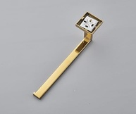 TINICO Kit Acessórios Banheiro - Toalheiro de Parede 26cm em Aço Inox 304 Dourado - imagem 5