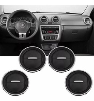 Kit Difusor de Ar Prata para Gol G4, G5, G6, Voyage e Saveiro - Renove o Interior! - imagem 2