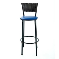 Kit 2 Banquetas Altas Argila Azul - Estilo Moderno para Cozinha e Área Gourmet - imagem 3
