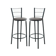 Banquetas Altas com Assento em Junco - Kit com 2 Unidades, Design Moderno para Cozinha e Balcão - imagem 1