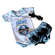 Kit Bebê Grêmio Menina: Torcida Tricolor desde o Berço! - imagem 1