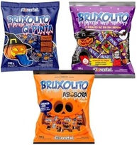 Kit 3 Pacotes de Pirulito Bruxolito Halloween 500g - imagem 2