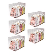 Kit 5 Colmeias Organizadoras Verticais para Sapatos - PVC Transparente Reforçado - imagem 1