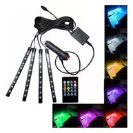 KIT ILUMINAÇÃO NEON RGB TUNING AUTOMOTIVO COM CONTROLE 12V - LED SENSOR RITMO - imagem 5
