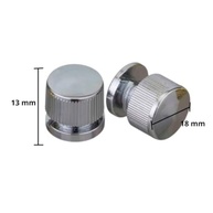 Kit 4 Botões Francês Cromados para Espelhos: Fixação Elegante e Segura - imagem 3