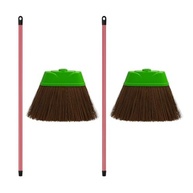 Kit 2 Vassouras de Piaçava 30cm com Base Reforçada - Ideal para Limpeza Pesada Doméstica e Profissional - imagem 2