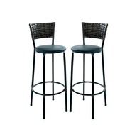 Kit 2 Banquetas Altas com Design Moderno para Cozinha e Área Gourmet - Cor Argila - imagem 1