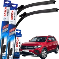 Kit Palheta Limpador Parabrisa Bosch Multiclip T-Cross 2019-2025 (Dianteira + Traseira) - imagem 1