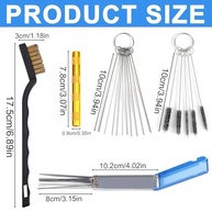 Kit Completo Limpeza Carburador: Agulhas, Escovas e Raspador para Motos, Motosserras e Mais! - imagem 3