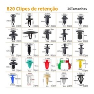 Kit Completo 925 Peças: Presilhas e Grampos Universais para Reparo Automotivo | Maleta Plástica e Ferramentas Inclusas - imagem 4