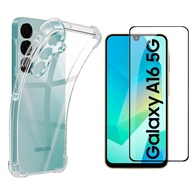 Kit Essencial Samsung Galaxy A16 5G/4G: Capa Anti Impacto Transparente + Película 3D - imagem 1
