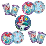 Kit Festa Ariel Disney: Pratos e Copos! - imagem 1