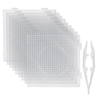 Kit 9 Pegboards Quadrados para Contas Grandes 5mm - Crie Artes Incríveis! - imagem 1