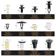 Kit Completo GOOACC GRC-81: Clipes e Ilhós para Para-choque e Acabamentos Automotivos - imagem 3