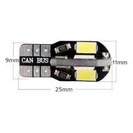 Kit 10 Lâmpadas T10 W5W 8 LEDs Canbus Branca 12V - Iluminação Premium - imagem 4