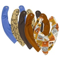 Kit 5 Babador Bandana Bebê Impermeável, Premium Eternizare - imagem 2