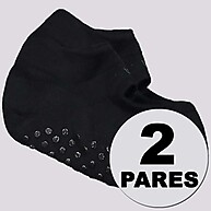 Kit Meia Lupo Performance para Pilates: 2 Pares Pretos que Garantem Estilo e Conforto - imagem 1