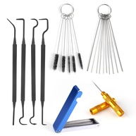 Kit Completo Limpeza Carburador: 23 Agulhas, 5 Escovas e Mais para Motos, Motosserras e Mais! - imagem 1