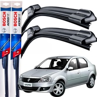 Palheta Limpador Parabrisa Bosch Aerofit Logan 2008-2012 - Kit Dianteiro Original - imagem 1
