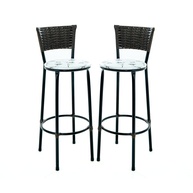 Kit 2 Banquetas Altas Argila para Cozinha e Área Gourmet - Design Moderno e Conforto Ergonômico - imagem 1