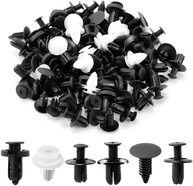 Kit 100 Presilhas Automotivas Universais: Fixação Segura para Parachoque, Portas e Mais! - imagem 2