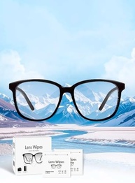 Kit 100 Lenços de Limpeza para Óculos e Lentes - Praticidade e Brilho Garantidos - imagem 4