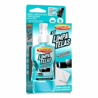 Kit Limpa Telas Luxcar 120ml + Pano: Limpeza Profissional com Álcool Isopropílico - imagem 1