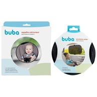 Kit Essencial: Espelho Retrovisor Bebê + Protetor Solar Buba para Segurança e Conforto no Carro - imagem 1