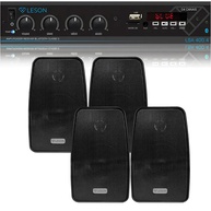 Kit Som Ambiente Leson: Receiver + 4 Caixas 140W - imagem 1