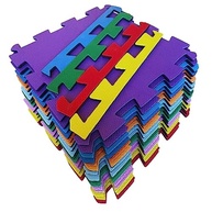 Kit 20 Tatames EVA 50x50cm 10mm - Coloridos e Econômicos para Academia, Yoga e Brincadeiras - imagem 5
