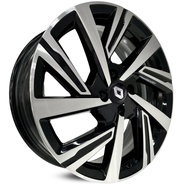 4 Rodas KR S46 Aro 15x6 Sandero (4x100) ET38 - Preto Diamantado: Estilo e Performance - imagem 1