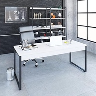 Mesa Kuadra Diretor 180x70cm - Design Moderno com Estrutura Preta - imagem 3