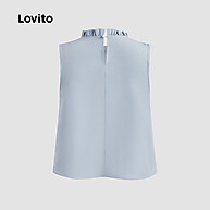 Conjunto Elegante com Shorts Babados Lovito L120LD1251 - imagem 2
