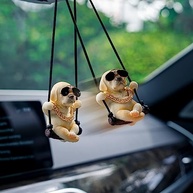 Pingente Labrador Carro Floruit: Acessório Divertido e Charmoso para Espelho Retrovisor - imagem 4