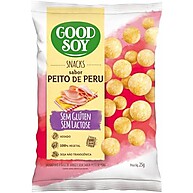 GoodSoy Peito Peru: Snack Sem Glúten e Lactose 25g - imagem 1