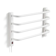Toalheiro Térmico Elétrico 110V para 1 Toalha - Fio Lado Esquerdo Branco | Conforto e Estilo no Banheiro - imagem 1