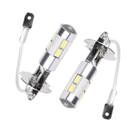 Kit 2 Lâmpadas H3 LED CREE 10 Diodos - Iluminação Branca Potente 12V - imagem 1