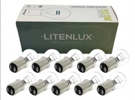 Kit 10 Lâmpadas P21/5W 12V 2 Polos Litenlux: Sinalização Essencial para Seu Veículo - imagem 1