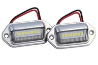 Lanterna de Placa Cromada 6 Leds para Caminhão e Carretinha - Iluminação Premium - imagem 1