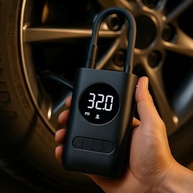 Compressor de Ar Portátil Digital com Lanterna LED: Encha Pneus de Carro, Moto, Bike e Mais! - imagem 3