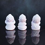 Budas Zen 3D: Paz e Decoração para Seu Lar 🧘 - imagem 1