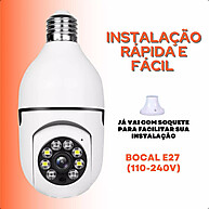 Câmera Wifi Lâmpada Altomex: Proteja Seu Lar! - imagem 2