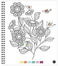 Brain Games - Color by Number: Livro de Colorir Anti-Stress (Laranja) - imagem 5